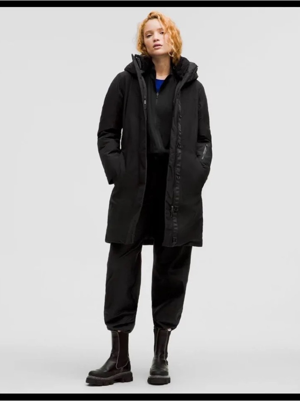 Lululemon Athletica Jackets & Coats Lululemon Snow Warrior Long Parka / Black